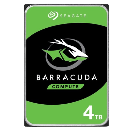 4TB Seagate BarraCuda 3.5" SATA III Hard Drive - 5400RPM, 256MB Cache